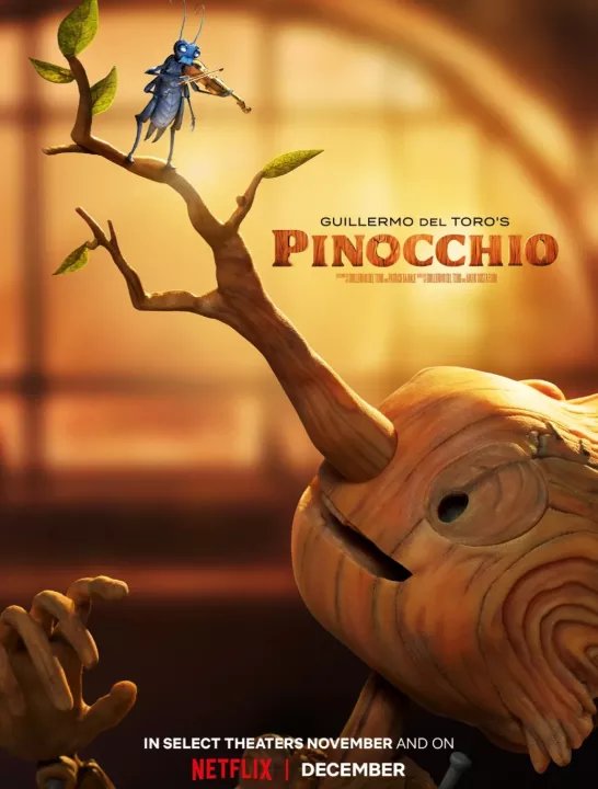 พิน็อกคิโอ หุ่นน้อยผจญภัย โดยกีเยร์โม เดล โตโร (2022) 