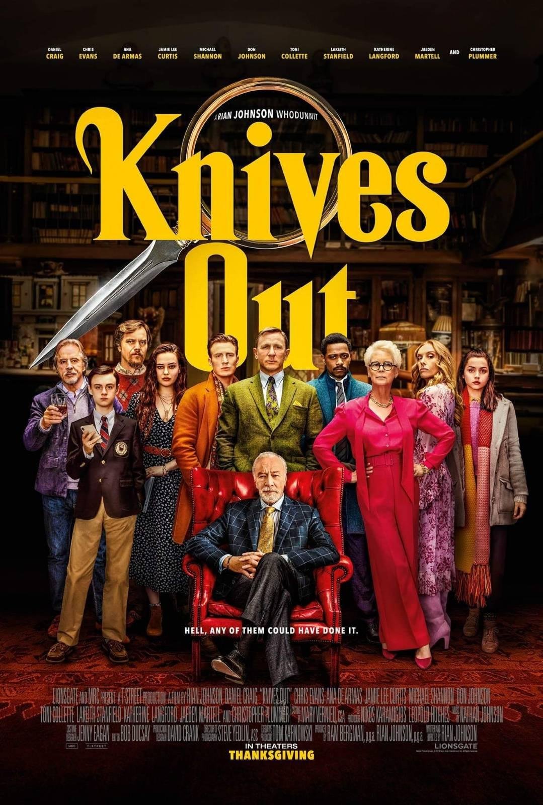 Knives Out (2019) ฆาตกรรมหรรษา ใครฆ่าคุณปู่